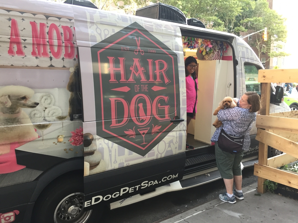 Mobile pet grooming