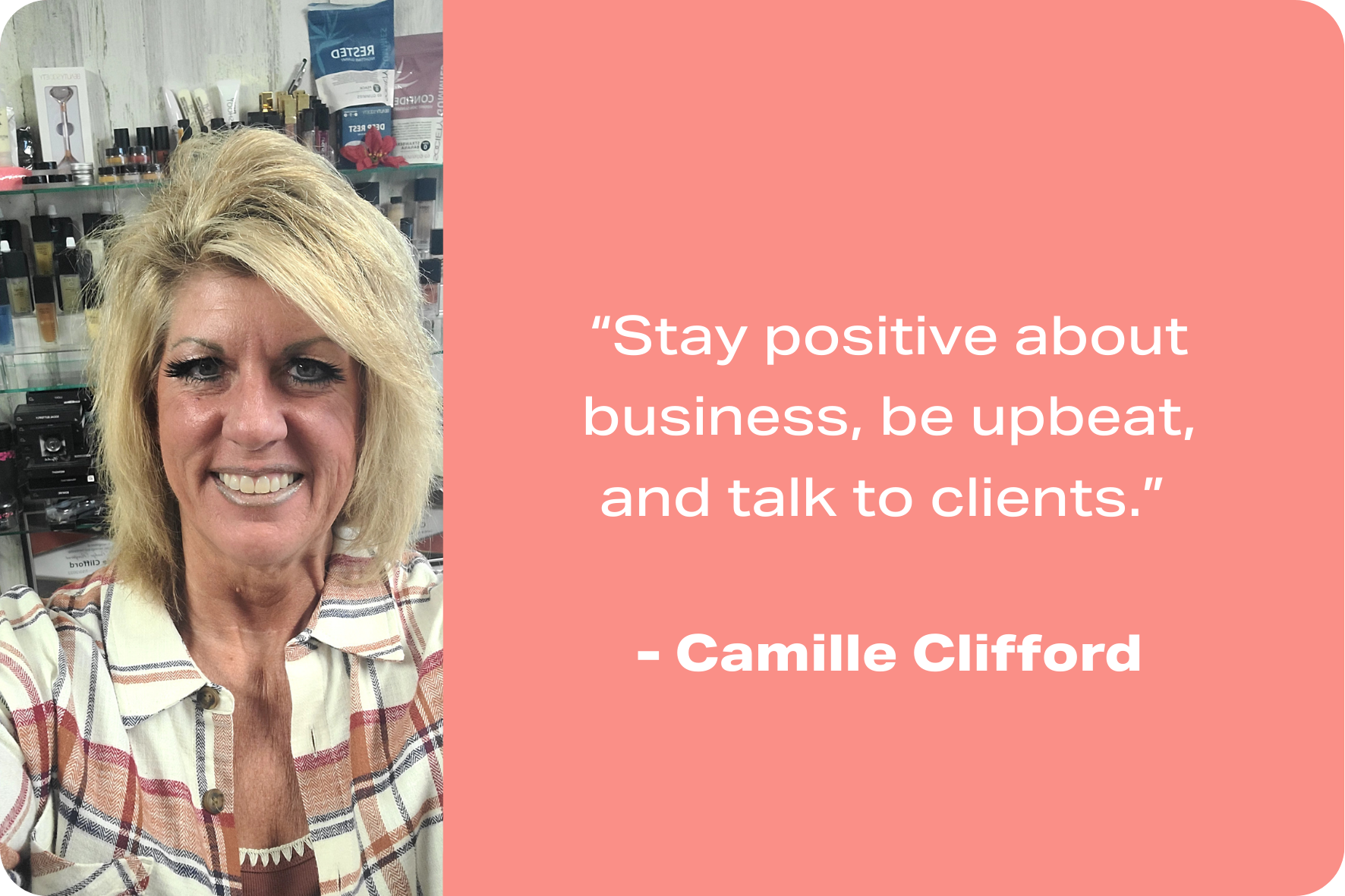 Camille Clifford's business superpower is her personality