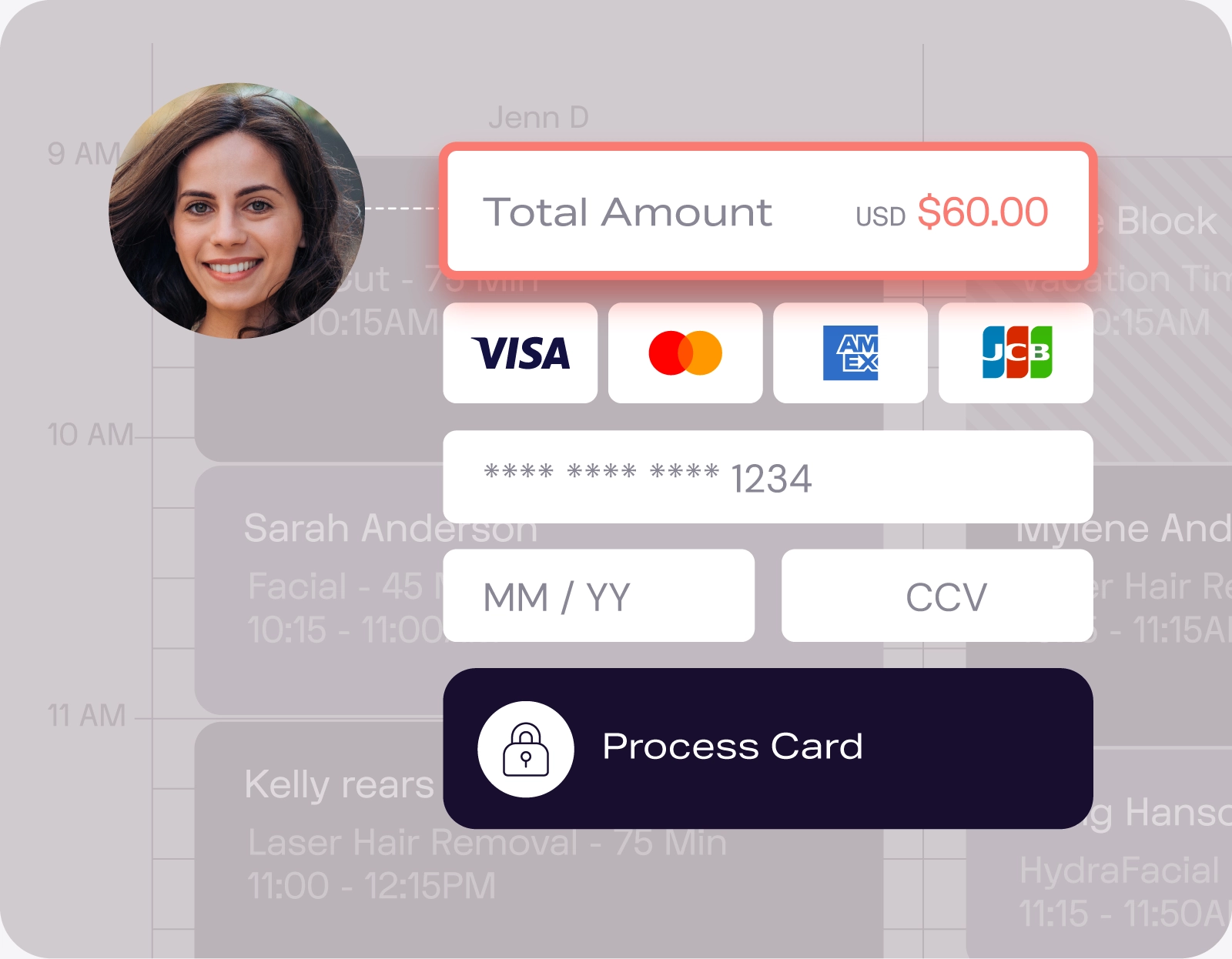 Keep payments flexible and professional with DaySmart Salon software for skin clinics