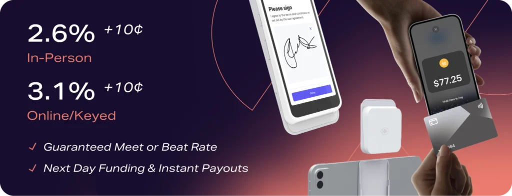 DaySmart Salon payment processing includes a guaranteed meet or beat rate
